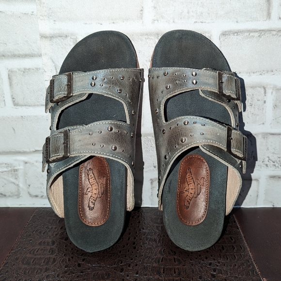 FreeBird Asher Blue Sandal / Birkenstock size 8 - Picture 11 of 12